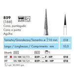 Fresa de Diamante NTI Cono Agudo HP Grano Medio